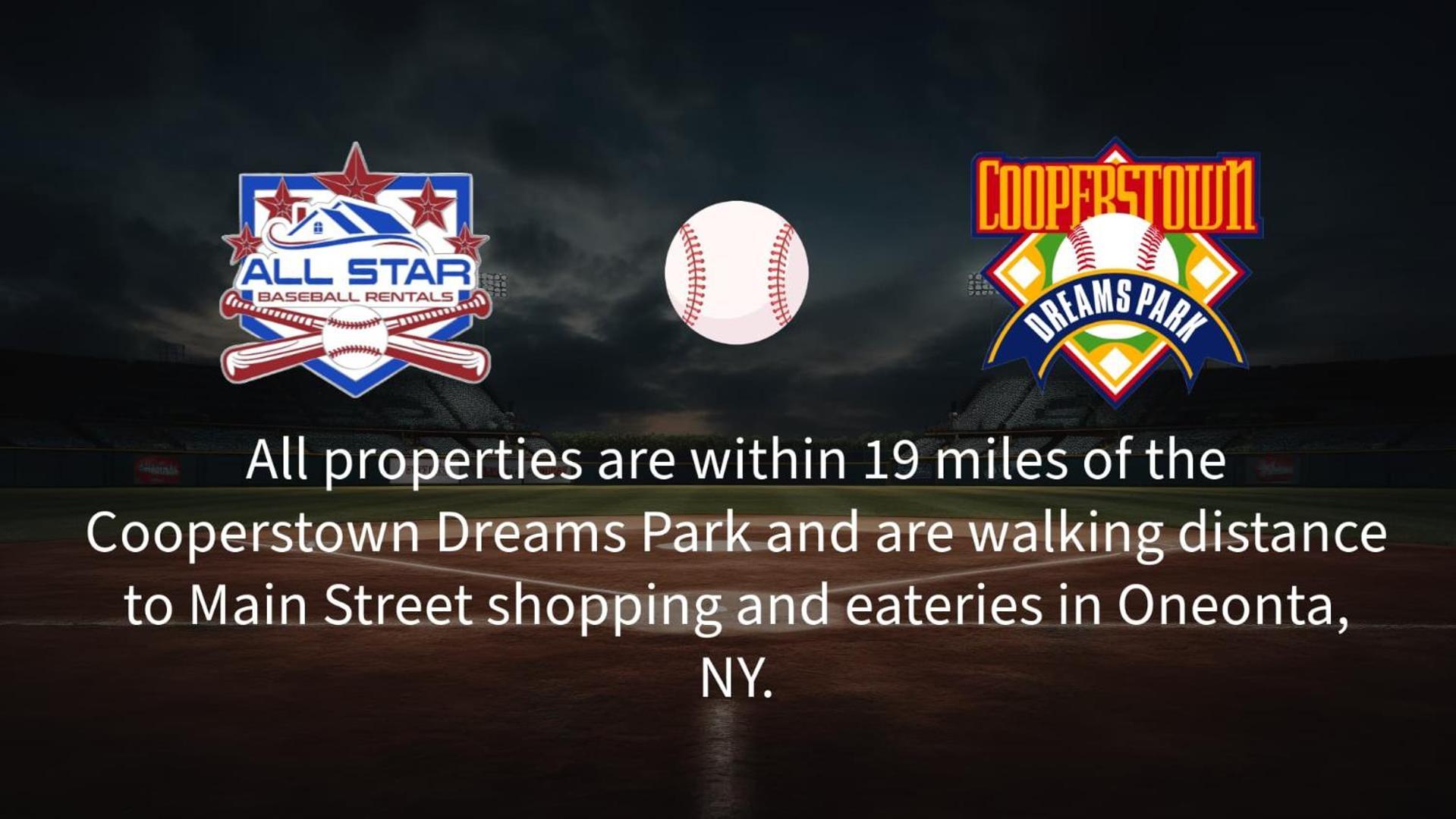 After The Game Apt 2 All Star Baseball Rentals Oneonta Exteriör bild